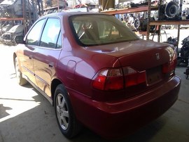 2000 HONDA ACCORD, RED, SE MODEL, 2.3L, V-TEC, AT,     A26332